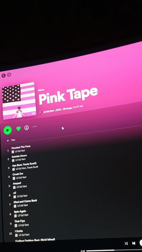 Album cover | music artist | song | Spotify song | lil Uzi | lil uzi vert | pink tape | Spotify album | album | songs | LIL UZIII | LIL UZI VERT PINK TAPE | PC setup | night | night aesthetic | wallpaper | night gaming | discord | lights | late | darkness | dark | pc | monitor screen | sleepy | thoughts | darkcore | ice tea | Spotify | music | widgets | desktop Pink Tape Wallpaper, Pink Tape Lil Uzi Vert, Lil Uzi Vert Wallpaper, Night Aesthetic Wallpaper, Cyberghetto Aesthetic, Song Spotify, Wallpaper Night, Cover Music, Tape Art