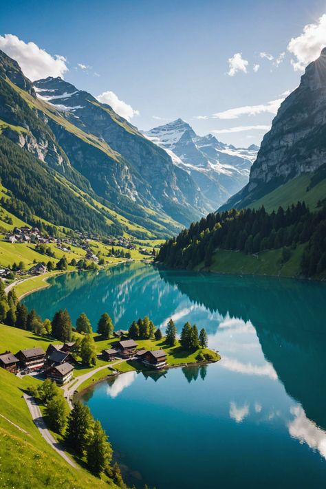 Unveiling Lungern: Discover the Alpine Paradise 🏔️ Swiss Alps Photography, Swiss Alps Aesthetic, Lungern Switzerland, Swiss Alps Winter, Serenity Aesthetic, Winter Border, Yacht Aesthetic, Switzerland Travel Guide, Switzerland Mountains