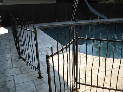 Rebar Fence, Wrought Iron Pool Fence, Mesh Pool Fence, Pool Fences, Fence Gates, Garden Railings, Pool Gate, Gabion Wall, Wood Gate