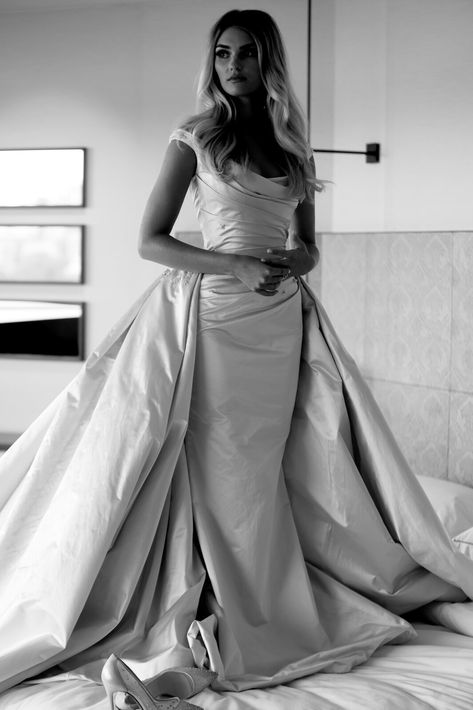 Cant find the #perfect designer wedding gown you want in a bridal shop? Or maybe the #weddingdress you want is too pricey? Let us recreate your dream #weddinggown using #photos you’ve saved for less. We're in #Dallas but working long distance with #brides #worldwide isnt an issue. We've worked with thousands of #women on-line since 1996! Email the #weddingdress #pics you #love to see how much you can save with inspired recreations of your #favorite #weddingdresses at INFO@DARIUSCORDELL .COM Leah Da Gloria Wedding Dress, Wedding Gown Designs, Leah Da Gloria, Bridal Reflections, Pretty White Dresses, Gown Designs, Pronovias Bridal, Custom Wedding Gown, Night Dresses