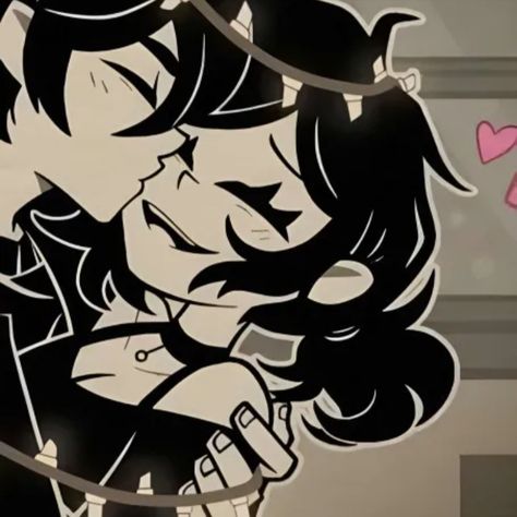 Rare Matching Pfps For Couples, Matching Goth Pfps, Tcoaal Pfp, Goth Matching Pfp, Cool Pfps For Discord, Coffin Of Andy And Leyley, Andy And Leyley, Couple Pfps, Anime Goth