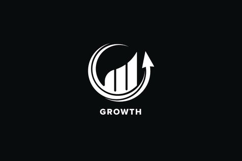 Growth Logo Template #Logo#Growth#Templates#Template Business Growth Graphics, Logo Growth, Growth Logo, Hotel Logo Design, Profile Logo, Photo Collage Design, Eye Logo, Financial Logo, Identity Design Logo