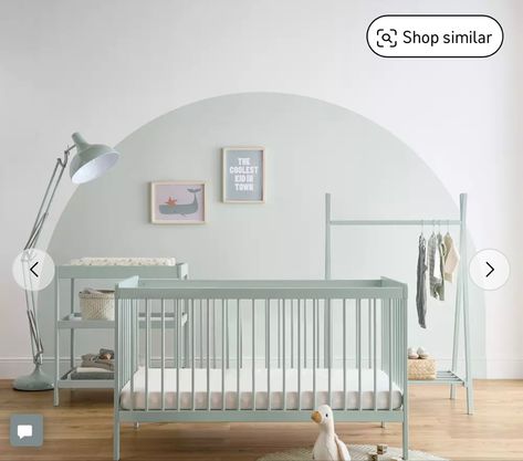 Gender Neutral Nursery Green, Baby Room Design Boy, Teal Nursery, Contemporary Nursery, Mattress Base, Cot Bed Mattress, Nursery Trends, Baby Room Inspiration, Cot Bed