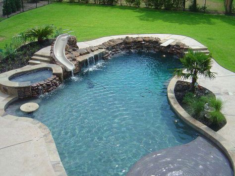 Pool Plans, Ideas De Piscina, Amazing Pools, Arizona Backyard, House Castle, Freeform Pools, House Addition, Swimming Pool Photos, Pool Fun