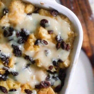 Sourdough Bread Pudding - Farmhouse on Boone Sourdough Bread Pudding Recipe, Sourdough Bread Pudding, Discard Bread, Bread Pudding Sauce, Farmhouse On Boone, Homemade Brioche, Brioche Recipe, Lemon Icing, Bread And Butter Pudding