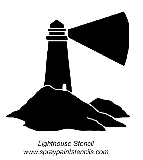 www.spraypaintstencils.com a-zlistings lighthouse-image.gif Lighthouse Silhouette, Lighthouse Pattern, Lighthouse Clipart, Foggy Lake, Art Stencils, Lighthouse Art, Chalkboard Wall, Painted Vases, Drawings Simple