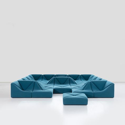 Dune Sofa - Ralph Pucci International - Pierre Paulin Dune Sofa, Pit Sofa, Ralph Pucci, Glamour Decor, Retro Interior Design, Cool Couches, Pierre Paulin, Design Your Life, French Designer