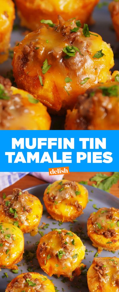 Tamale Cupcakes, Drink Appetizers, Saturday Christmas, Fun Appetizers, Tamale Pie Recipe, Mexican Dinners, Fast Appetizers, Latino Food, Tin Recipes