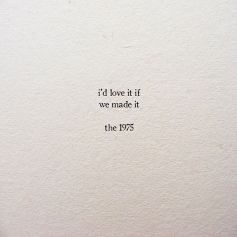 The 1975 Brown Aesthetic, Music Lines Quotes, The 1975 Quotes, The 1975 Lyrics, The 1975, We Made It, Poem Quotes, Lyric Quotes, Typewriter