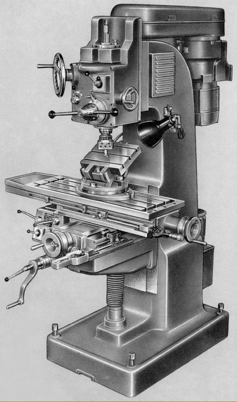 Matheys Semi Jig Borers & Millers & Drliing Machines Metal Working Machines, Machinist Tools, Fabrication Tools, Industrial Machinery, Milling Machines, Industrial Machine, Drilling Machine, Antique Tools, Woodworking Machine