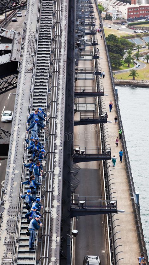 Sydney Harbour Bridge Climb - January 24, 2010. A group of tourists enjoy the vi , #ad, #Climb, #January, #Sydney, #Harbour, #Bridge #ad Harbor Bridge, Harbour Bridge, Australia Sydney, Sydney Harbour, Travel Australia, The Arch, Sydney Harbour Bridge, Australia Travel, The View