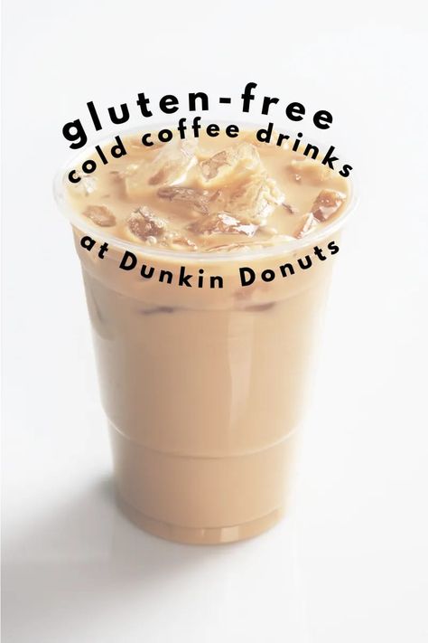 Dunkin Donuts Refreshers, Drinks At Dunkin, Allergy Friendly Desserts, Dunkin Donut, Dunkin Donuts Iced Coffee, Gluten Free Drinks, Gluten Free Coffee, Iced Cappuccino, Oreo Flavors