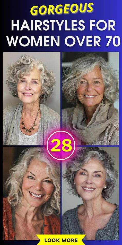 Best Hairstyles for Women Over 70 in 2024: Short, Long, Curly, and Gray Styles Short Hairstyles For Women Over 70 Gray, Knotless Braids Edges, Hairstyles For Over 70 Year Old Women, Hair Styles For Women Over 70, Older Woman Curly Hair, Braids Edges, Braided Hairstyles African, Braided Hairstyles Kids, Haircuts For Women Over 70