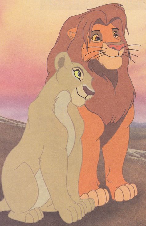 Lion King And Queen Wallpaper, The Lion King Simba And Nala, Lion Couple Drawing, Lion King And Queen, King And Queen Lion, Nala And Simba, Lion King Simba And Nala, Simba Und Nala, Simba E Nala