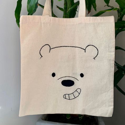 Design For Tote Bag, Designs For Tote Bags, Tote Bags Painting, Cool Tote Bag Design, Tote Bag Design Diy Paint, Cute Tote Bag Design, Tote Bag Art Design, Tote Bags Diy, Tod Bag