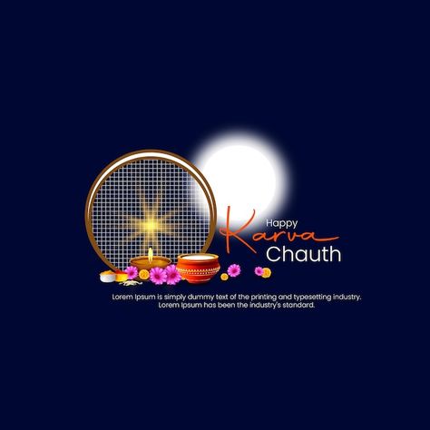 Karva Chauth Creative Ads, Karwa Chauth Creative Ads, Happy Karwa Chauth, Karva Chauth, Indian Festival, Ad Creative, Indian Festivals, Creative Ads, Ads Creative