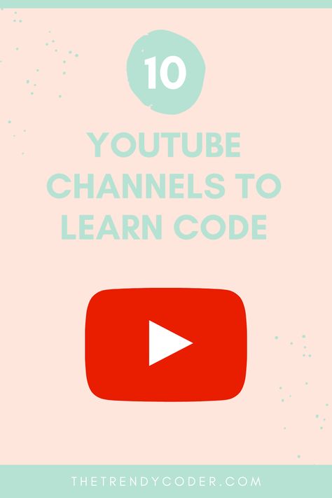 I have gathered a list of 10 YouTube channels to learn code. They have tutorials, courses, and it is free. Furthermore, It is a great way to have videos supports for free when starting your learning journey. #womenintech #resources #youtubechannels #learncode #learntocode #learncoding #videostolearncode Coding Channels, Youtube Channels To Learn Coding, Computer Science Women Coding, Website To Learn Coding For Free, Basic Coding Computer Science, Learn Html, Frontend Developer, Working Mums, Learning Journey