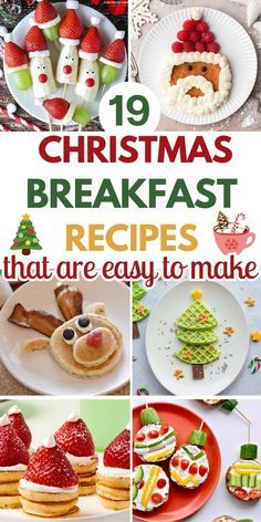 Fun Kid Breakfast, Best Christmas Breakfast, Christmas Breakfast Recipes, Easy Kids Christmas, Fun Ideas For Kids, Christmas Breakfast Ideas, Easy Christmas Breakfast, Family Friendly Breakfast, Kid Friendly Breakfasts