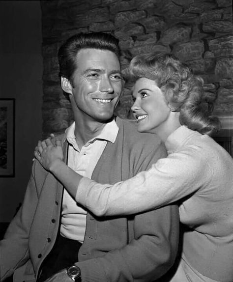 Clint Eastwood and Donna Douglas Actor Clint Eastwood, Donna Douglas, Mister Ed, The Beverly Hillbillies, Frankie And Johnny, Scott Eastwood, The Mister, I Love Cinema, Hollywood Icons