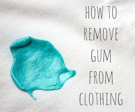 How to remove gum from clothes Remove Gum From Carpet, Remove Gum From Clothes, Gum Removal, Cleaning Painted Walls, Save For House, Eye Pins, Simple Life Hacks, Toilet Cleaning, Chewing Gum