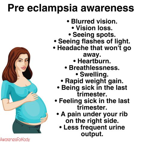 Know the signs and symptoms! #PreEclampsiaAwareness #PreEclampsia #Share #Save #RaiseAwareness Vision Loss, Feeling Sick, Signs And Symptoms, The Signs, Headache, Weight Gain, Signs, Feelings