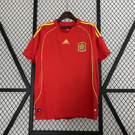 Retro shirt Spain 2008 Home Football Jersey Check more at https://www.alibebesports.com/product/retro-shirt-spain-2008-home-football-jersey/ Spain Football, Retro Jersey, Retro Shirts, Football Jersey, Football Jerseys, Outdoor Apparel, Football Shirts, Outdoor Sports, Thailand