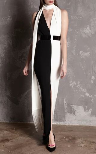 Paule Ka, Stitching Dresses, Black And White Dress, Black White Fashion, 2016 Fashion, Fall 2016, White Fashion, Couture Fashion