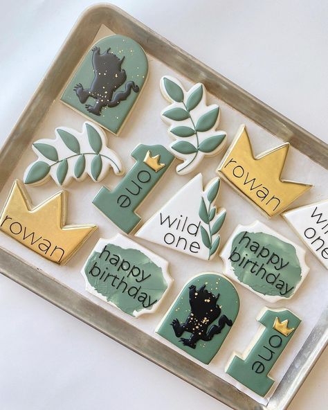 Jess Bakes | custom cookies (@jessbakesforfun) posted on Instagram: “Where the wild things are 🧌👑 ⦁ ⦁ ⦁ ⦁ #customcookies #cookiesofinstagram #talentedcookiers #birthdaycookies #monstercookies…” • Jun 20, 2022 at 4:10pm UTC