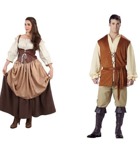 Peasant Core, Adventurer Costume, Medieval Core, Medieval Fantasy Clothing, Era Medieval, Peasant Clothing, Medieval Peasant, Medieval Outfit, Hunter Outfit