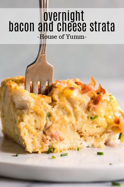 Breakfast Strata Recipes, Prep Ahead Breakfast, Egg Strata, Strata Recipes Breakfast, Strata Recipe, Cheese Strata, Strata Recipes, Breakfast Strata, Christmas Eats