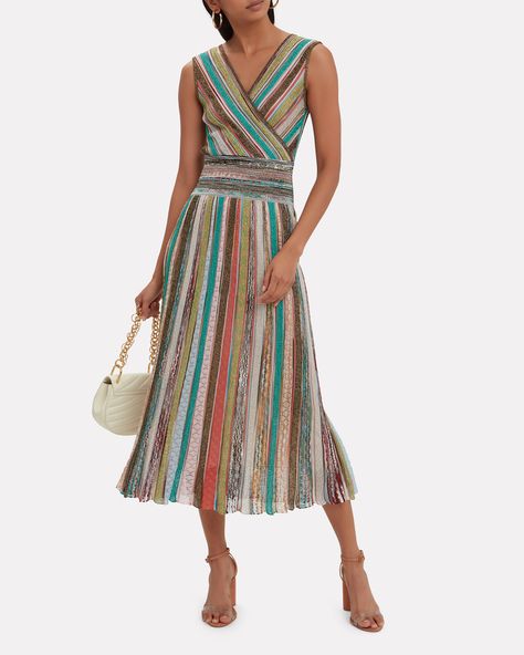 Missoni Dress Street Style, Stripped Outfit, Summer Vogue, Dress Street Style, Missoni Dresses, Missoni Dress, Dance All Night, Maxi Skirt Dress, Popsugar Fashion