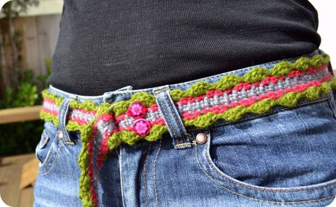 Crochet Belt Free Pattern Crocheted Belt, Belt Patterns, Crochet Belt, Crochet Gratis, Mode Crochet, Love Crochet, Knit Or Crochet, Bead Crochet, Designer Bag