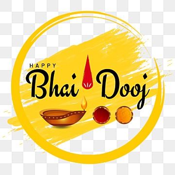 Happy Bhai Dooj Creative, Bhai Dooj Creative Poster, Bhai Dooj Creative, Bhau Beej, Puja Design, Congratulations Images, Yellow Illustration, Happy Bhai Dooj, Bhai Dooj