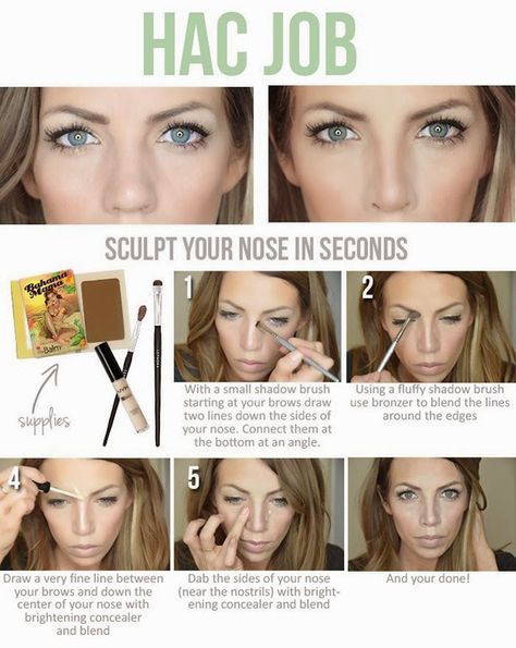 Sexy Crossdresser Gurl: Crossdressing Tips How To Contour & Highlight Your Nose Makeup Monday Extreme Make-up, Large Nose, Nose Contouring, Glow Skin, Kiss Makeup, Love Makeup, All Things Beauty, Hair Skin, Makeup Skin Care