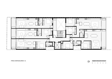 Gallery of Nightingale 1 / Breathe Architecture - 13 Breathe Architecture, Metricon Homes, Wicked Problem, Apartment Floor Plan, Public Architecture, Apartment Plans, Contemporary House Plans, House Book, Architectural Drawings