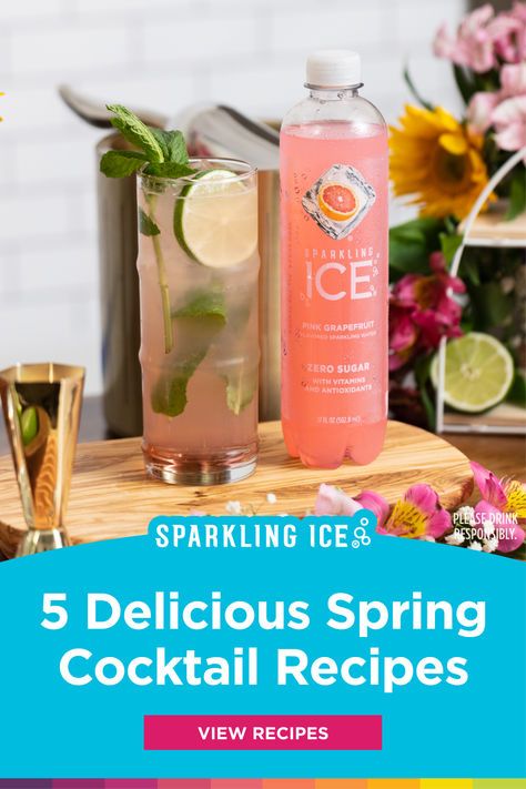 Hibiscus Paloma, Jug Cocktails, Sparkling Ice Cocktails, Boozy Punch, Sparkling Water Cocktail, Ice Cocktails, Raspberry Martini, Classic Lemonade, Lemonade Sangria