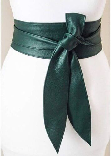 Plus Size Belt, Leather Obi Belt, Flatter Tummy, Plus Size Belts, Handmade Leather Belt, Green Wrap, Green Belt, Fashion Design Portfolio, Obi Belt