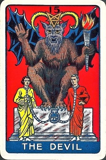 The Devil Tarot Card, Devil Tarot Card, The Devil Tarot, Le Tarot, Arte Alien, Online Tarot, Tarot Major Arcana, Tarot Cards Art, Minor Arcana