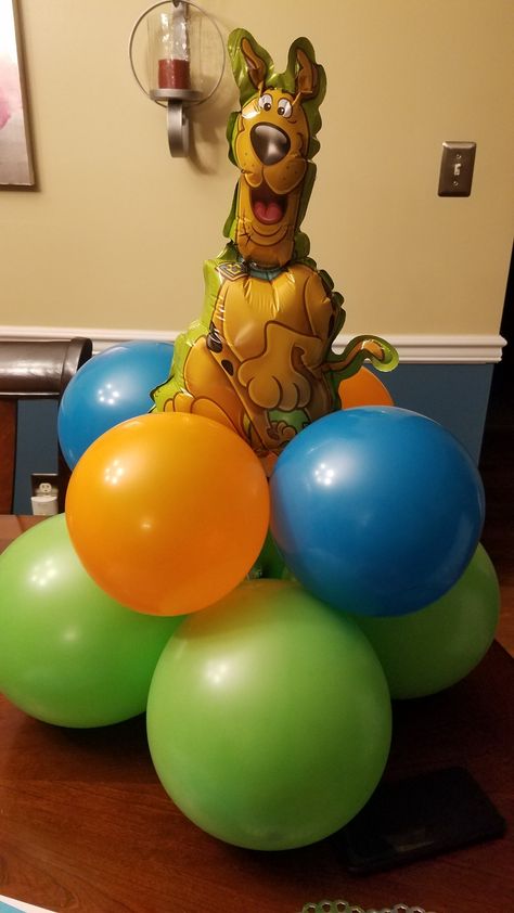 Scooby Doo Balloon Arch, Scooby Doo Baby Shower Ideas, Bestfriend Birthday Ideas, Scooby Doo Decorations, Scooby Doo Birthday Party Ideas, Scooby Doo Halloween Party, Wild Kratts Birthday Party, Scooby Doo Birthday Party, Homecoming Themes