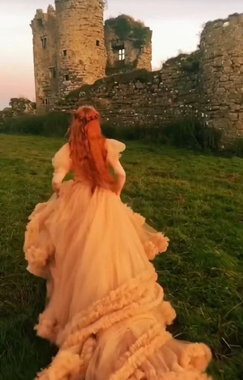 Princess Dresses Medieval, Sapphic Fairytale, Fairytale Dress Aesthetic, Alessandra Core, Ever After Cinderella, Coquette Vintage Aesthetic, Sisters Of Fate, Vintage Princess Aesthetic, Green Mermaid Prom Dress