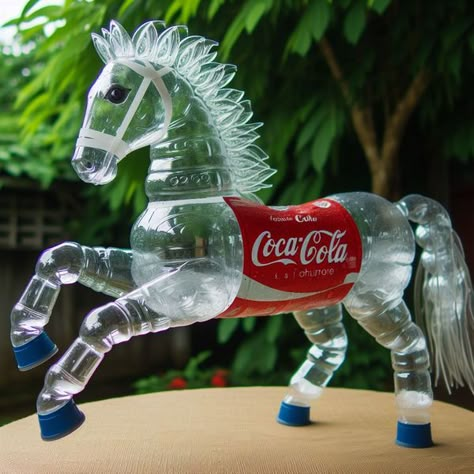 Pet Bottle Art, Opossum Tattoo, Soda Bottle Crafts, Plastic Bottle Planter, Plastic Bottle Flowers, Plastic Bottle Art, Diy Plastic Bottle, Diy Patio Decor, Patio Decorating Ideas On A Budget