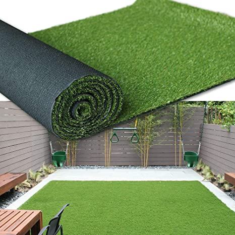 Artificial Grass Turf Area Rug - Grass Height: 1.38" - Size: 12FTX56FT - Perfect Color/Sizing for Any Indoor/Outdoor Uses and Decorations Dog Lawn, Artificial Grass Mat, Artificial Grass Rug, Best Artificial Grass, Pet Turf, Grass Rug, Grass Carpet, Faux Grass, Fake Grass