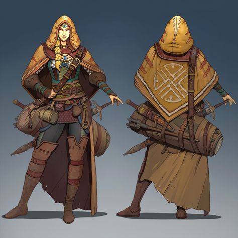 Travelling warrior Jay concept, Roman Zawadzki on ArtStation at https://www.artstation.com/artwork/vRrgx Character Design Cartoon, Desen Anime, Medieval Clothing, Fantasy Warrior, Arte Fantasy, Fantasy Inspiration, Female Character Design, Character Creation, Dnd Characters