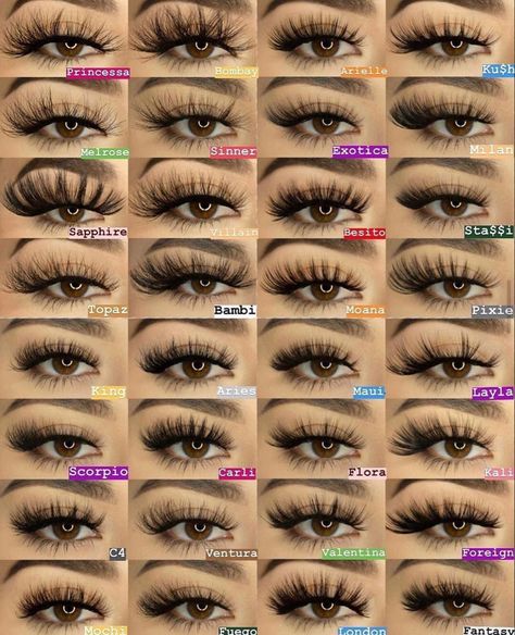 Lashes Types, Full Eyelash Extensions, Contacts Colored, Lash Names, Glitter Lashes, Lashes Business, Lashes Tutorial, Lashes Fake Eyelashes, Eyelash Tips