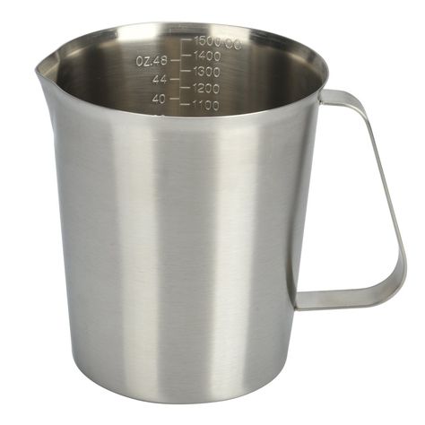 Amazon.com: Stainless Steel Liquid Measuring Cup for Kitchen Large Measurement Cups Aslo Use as Frothing Pitcher Measuring Cup (48 Ounce): Kitchen & Dining Vinyl Wood Planks, Stainless Steel Measuring Cups, Kitchen Large, Welding Technology, Measuring Cups Set, Frothing Milk, Liquid Measuring Cup, Measuring Cup, Milk Frother