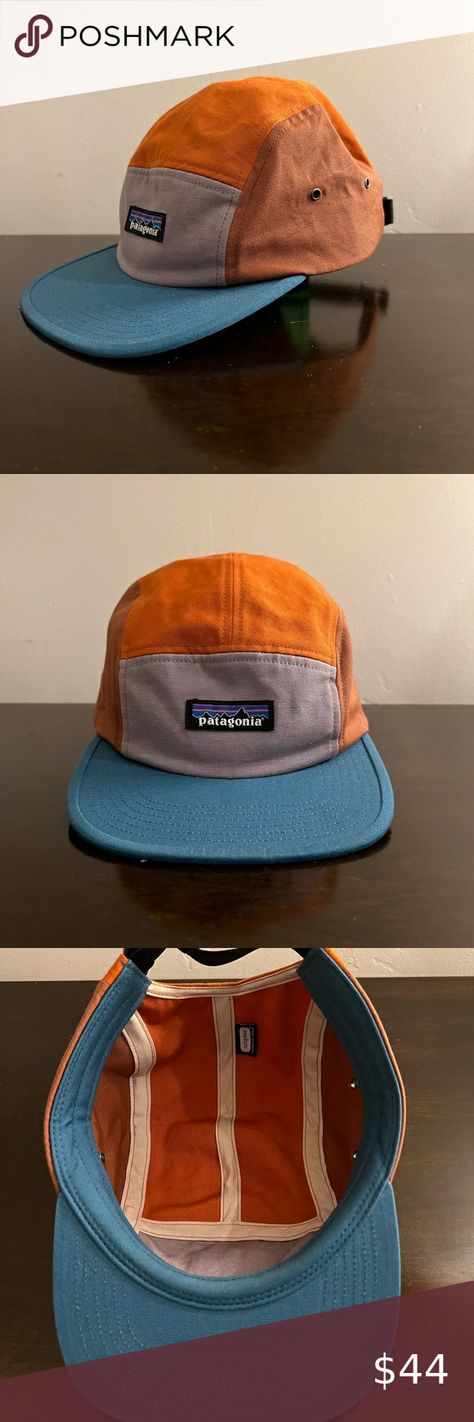 NWOT Patagonia NetPlus 5-Panel Hat Flat Brim Patagonia Flat Bill Hat, 5 Panel Hats, 5 Panel Hat Outfit, Flat Brim Hat Outfit, Patagonia Hats, Brim Hat Outfit, Nature Brand, Granola Style, Patagonia Hat