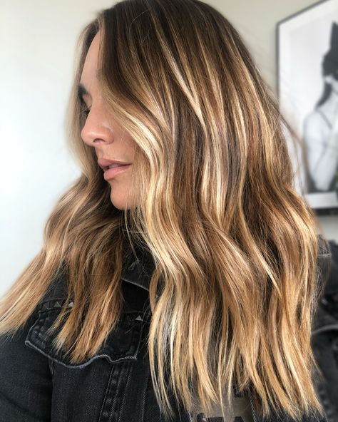 Dimensional Golden Blonde Balayage, Warm Tone Blonde Balayage, Dimensional Golden Blonde, Gold Blonde Balayage, Warm Tone Blonde, Warm Golden Blonde Hair, Warm Blonde Balayage, Lus Hair, Golden Blonde Balayage