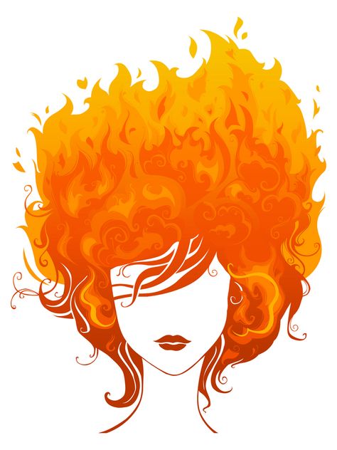 hair on fire - Google Search Faux Locs Bob, Flame Hair, Formal Hairstyles For Short Hair, Fire Hair, Best Bob Haircuts, Stacked Bob Haircut, Bob Hairstyles With Bangs, Fire Art, Best Short Haircuts