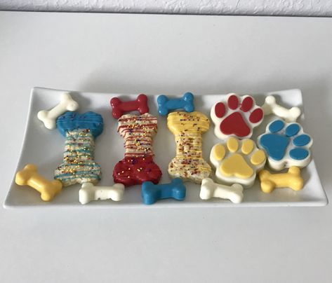 Paw patrol rice Krispies treats Paw Patrol Rice Krispie Treats, Paw Patrol Rice Crispy Treats, Paw Patrol Chocolate Covered Pretzels, Rice Krispie Treats With Cocoa Pebbles, Paw Patrol Chip Bags, Rice Krispie Treats Cake, Rice Krispies Treats, Krispies Treats, Paw Patrol Birthday Party