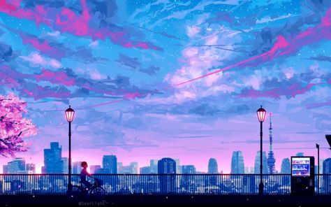 Aesthetic Computer Backgrounds, Tower Wallpaper, Dual Screen Wallpaper, Cityscape Night, Dual Monitor Wallpaper, Macbook Pro Wallpaper, Skyscraper Building, Spring Iphone Wallpaper, Outfit Ideas Anime